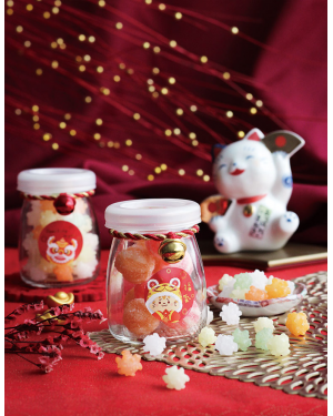  禮品貼紙 春節 吉祥喵喵 72枚/包 包裝 貼紙 春節 喵喵 貓